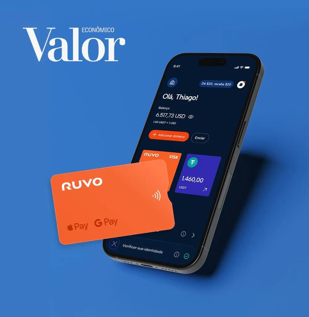 Matéria do Valor Econômico com app e cartão Ruvo