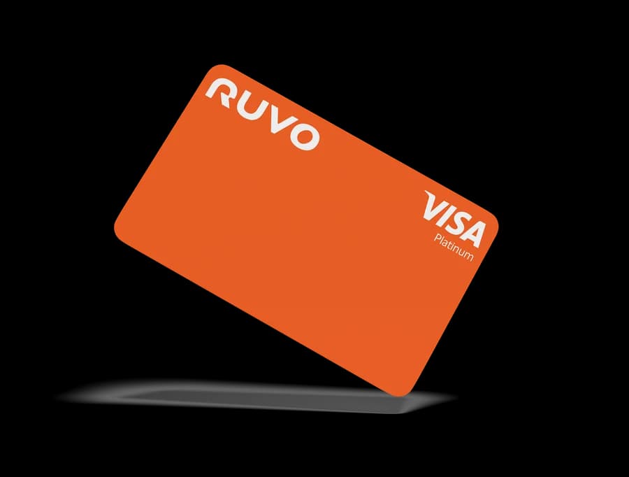 Orange Ruvo Visa card