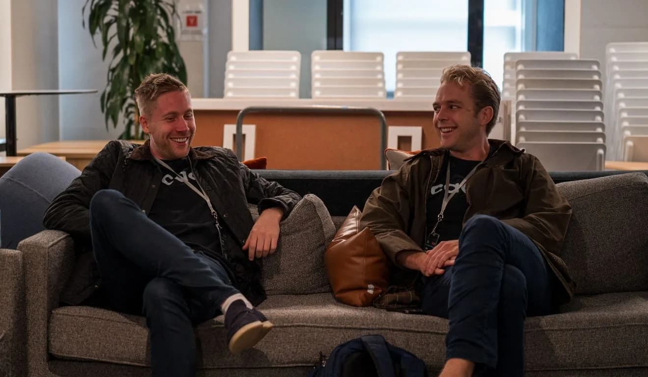 Os fundadores da Ruvo, Mike Mason e Alec Howard